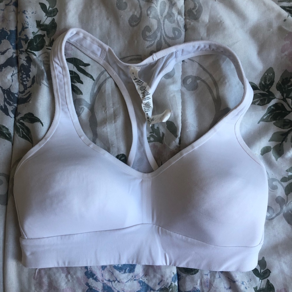 White Lululemon SoulCycle Sports Bra